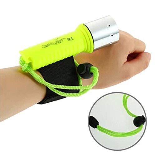 ACE Mini Portable Long Range Electric Torch Waterproof Hard Light Diving Flashlight + 2 Batteries + Wrist Band