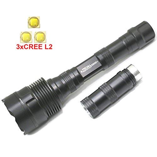 Flashlight 100% original authentic CREE L2 update T6 high-life high brightness，high power LED.lifespan up to 100,000+ hours (Trustfire 3L2)