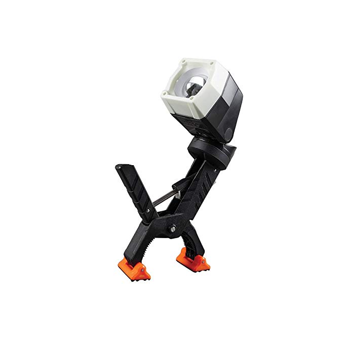 Work Light, LED Clamp Light Rotates 360 Degrees, Pivots 90 Degrees, Dust and Water Resistant Klein Tools 56029