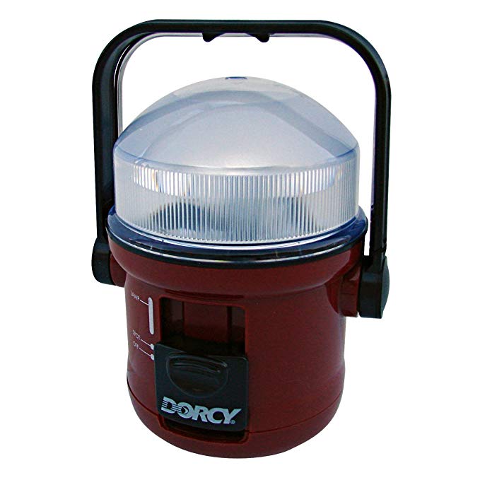 Dorcy 41-1015 Dual Spotlight and Floodlight Lamp with Kickstand and Hook, 46-Lumens, Assorted Colors