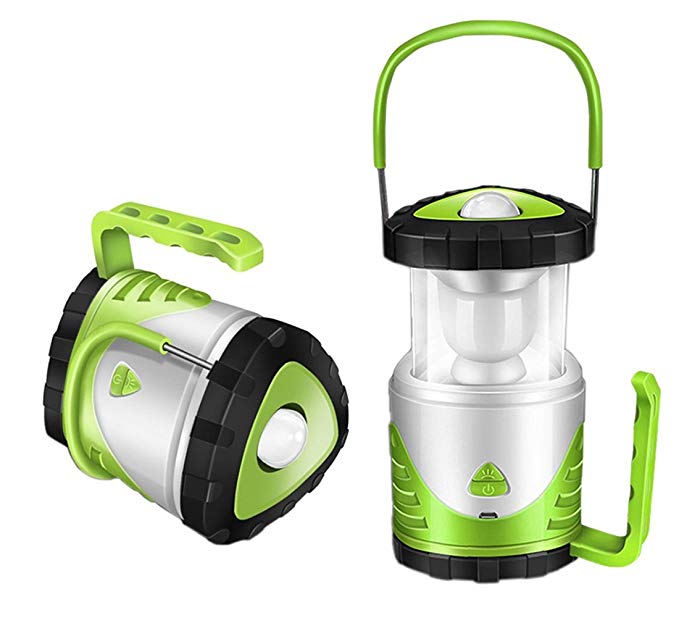 Vshinic Rechargeable Camping Lantern Collapsible Tent Light Flashlight,with Multiple Color Light and SOS Mode. Portable LED Searchlight ,Torch Light,with 18650 Lithium Battery and USB Charging Cable