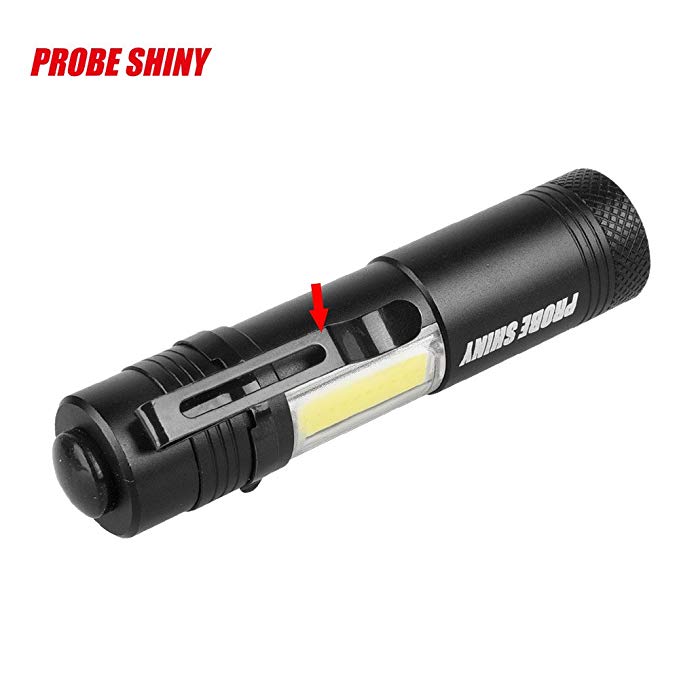 Handyulong Mini Flashlight Super Bright XM-L Q5+COB LED 4 Mode 3500Lm 14500 Flashlight Torch Torch Lamp Torch Light