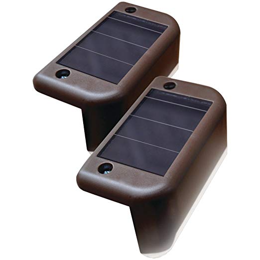 Maxsa Innovations 47332 Solar-powered Deck Lights, 4pk,