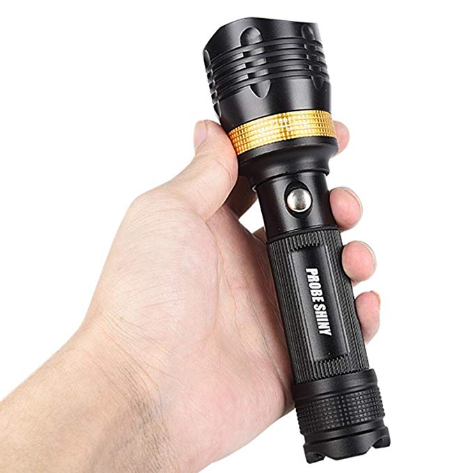 6000LM VIASA Super Bright XM-L T6 LED Adjustable Focus Flashlight Torch