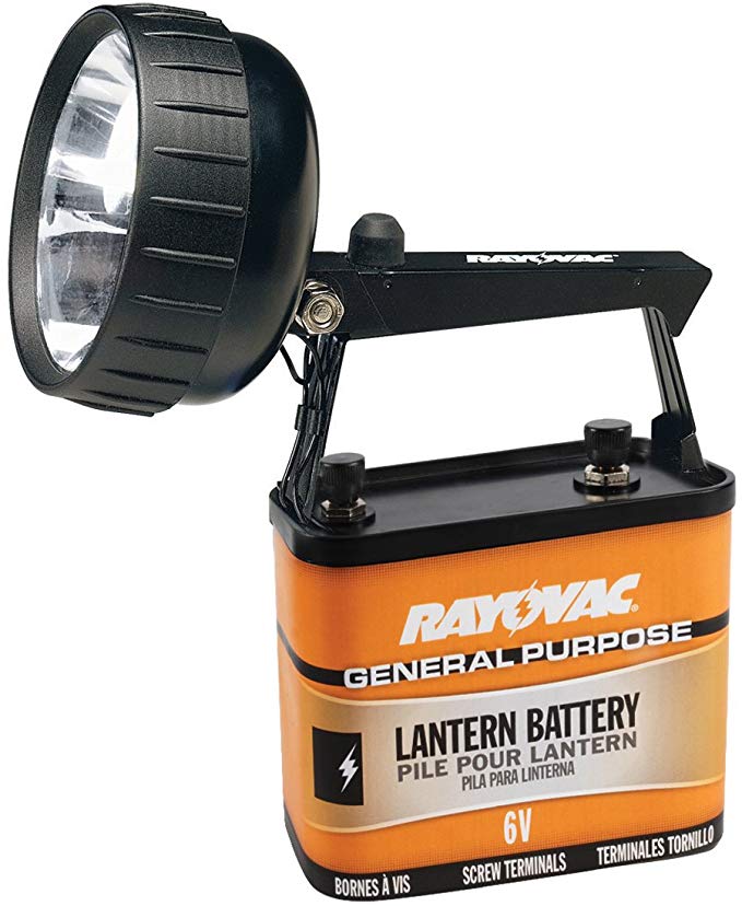 RAYOVAC Industrial Grade 75 Lumen 6-Volt Krypton Beam Lantern with Battery, 301K-A