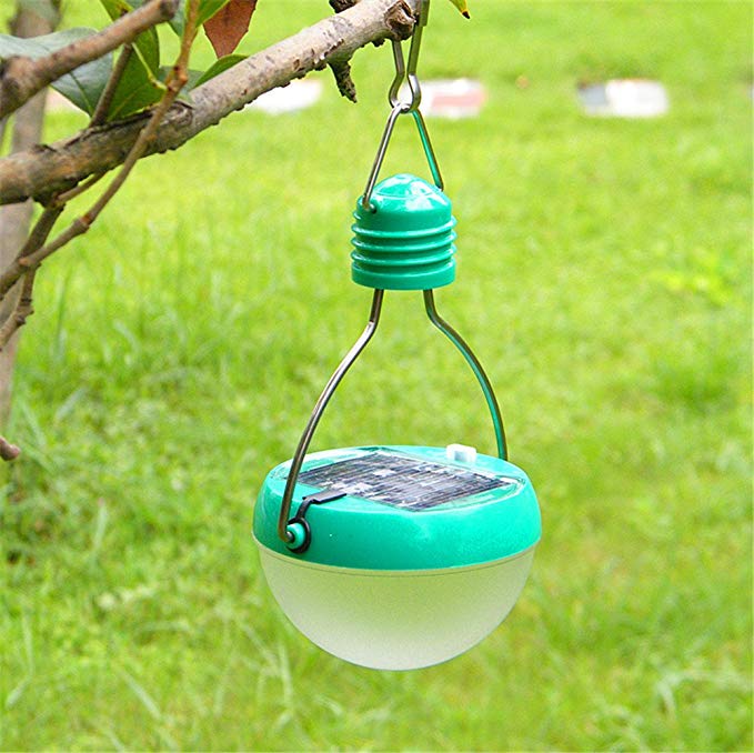 Ideapro Solar Lantern Super Bright 7 Led Bulbs Sports Light 3w 2v/100ma Outdoor Camping Lamp
