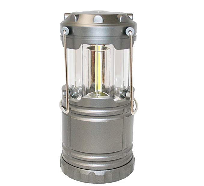 Outdoorsman By i-Zoom 600 Lumen COB LED Collapsible Lantern - Gray