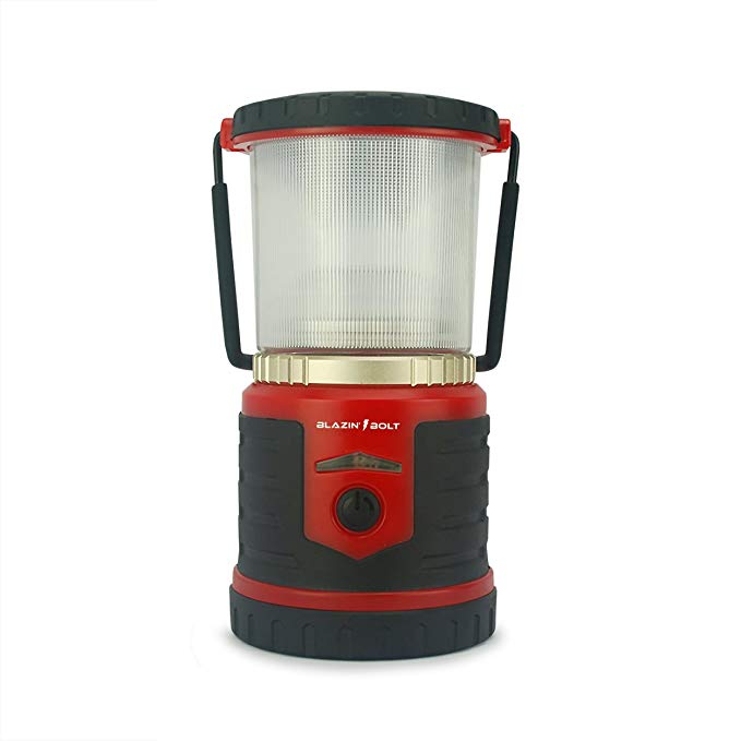 Blazin' Bison Brightest Rechargeable LED Lantern | Hurricane, Emergency, Storm Light | 400 Hour Runtime | Phone Charger