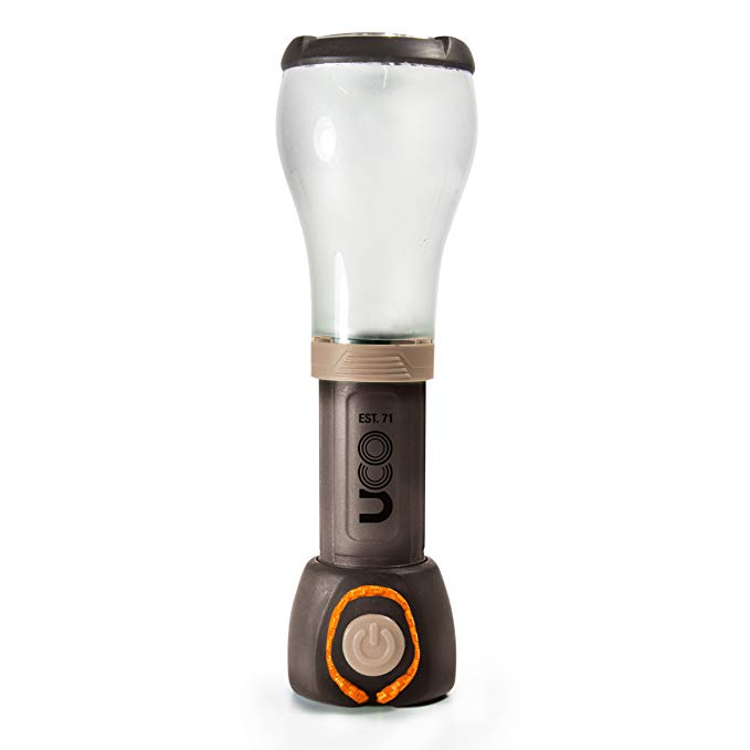 UCO Alki 150 Lumen LED Mini Lantern and Flashlight with Variable Brightness and Shock Cord Attachment