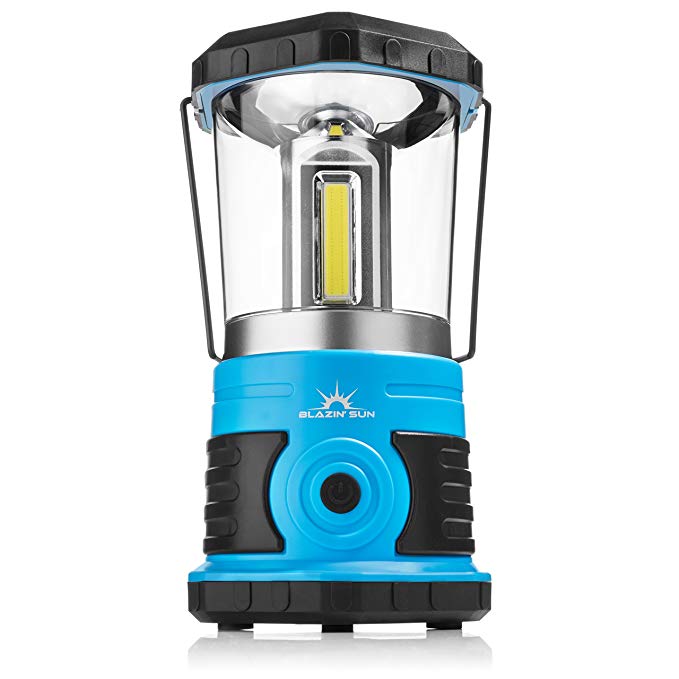 Blazin' Sun - Brightest Battery Powered LED Camping and Emergency Lantern (Blue)