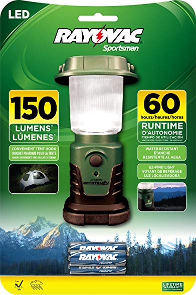 Rayovac Sportsman 150 Lumen 3AA LED Mini Lantern with Batteries (SP1W3AALN-BA)