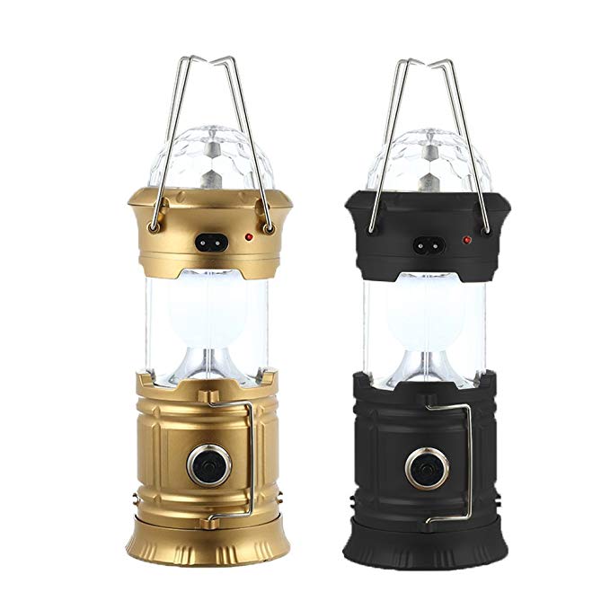 Outdoor travel essential smart-us Portable Flashlight LED camping lantern line charging, solar charging,Night lighting